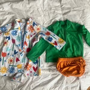 Primary Rash Guard + Swim Diaper